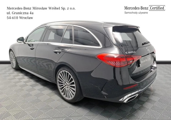 Mercedes-Benz Klasa C cena 259900 przebieg: 7000, rok produkcji 2023 z Wrocław małe 277